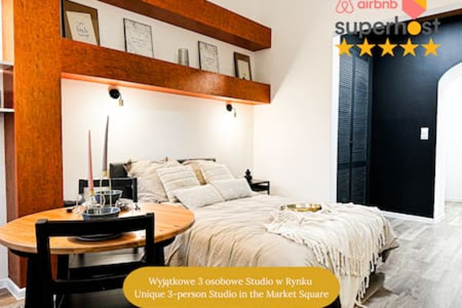 50 m do Rynku, Stylowe Studio, Kuchnia, WiFi